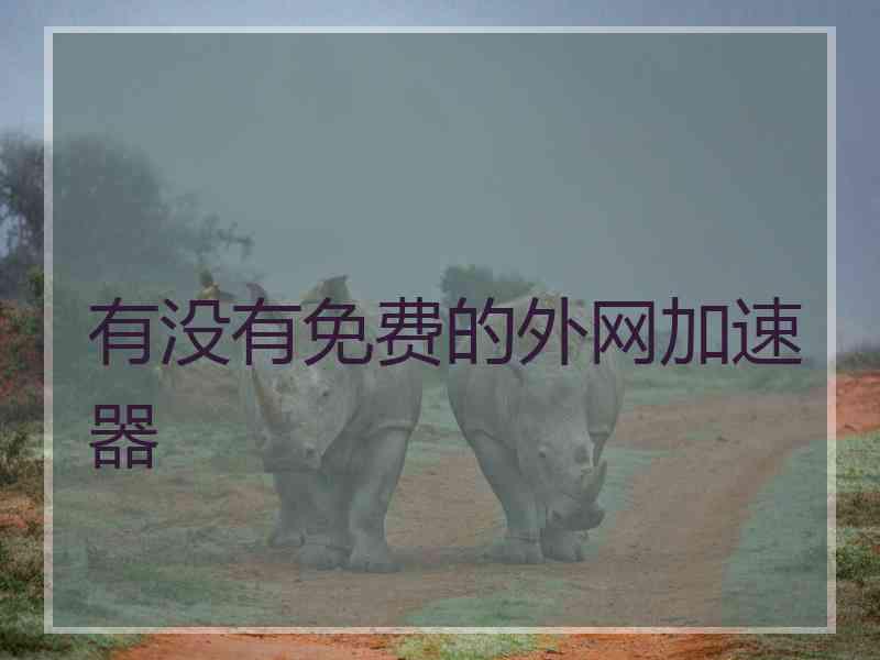 有没有免费的外网加速器
