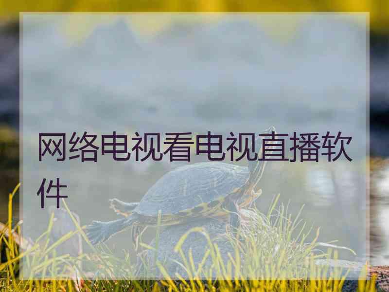 网络电视看电视直播软件