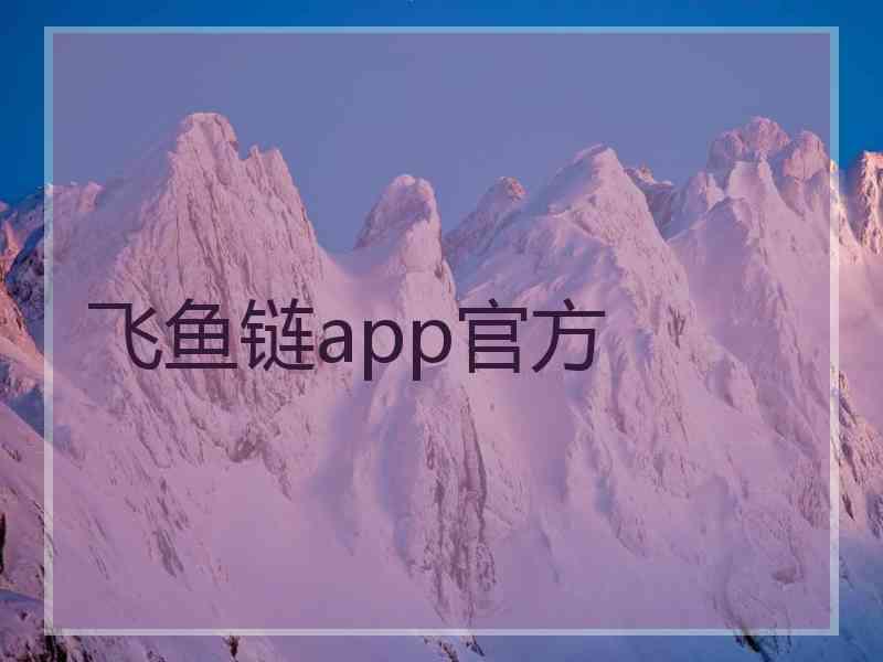 飞鱼链app官方
