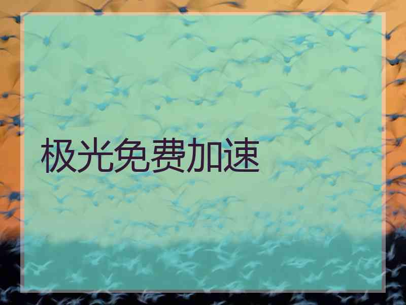 极光免费加速