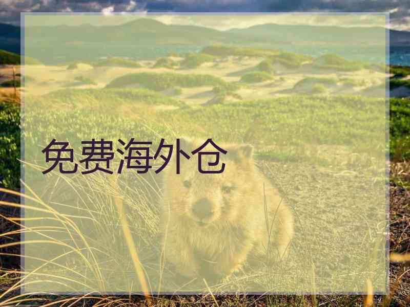 免费海外仓