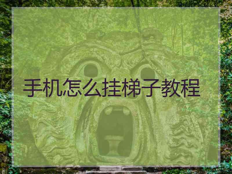 手机怎么挂梯子教程