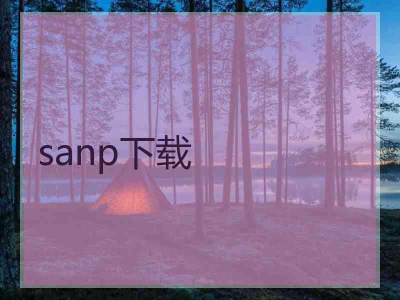 sanp下载